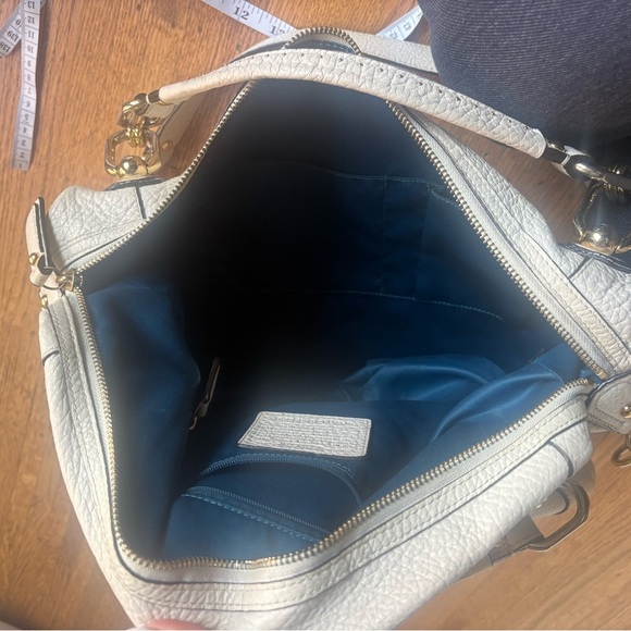 Coach | Vintage Kristen leather shoulder bag hobo bag cream gold hardware large - Picture 5 of 12